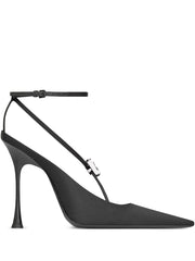 Harlow crystal-embellished slingback pumps