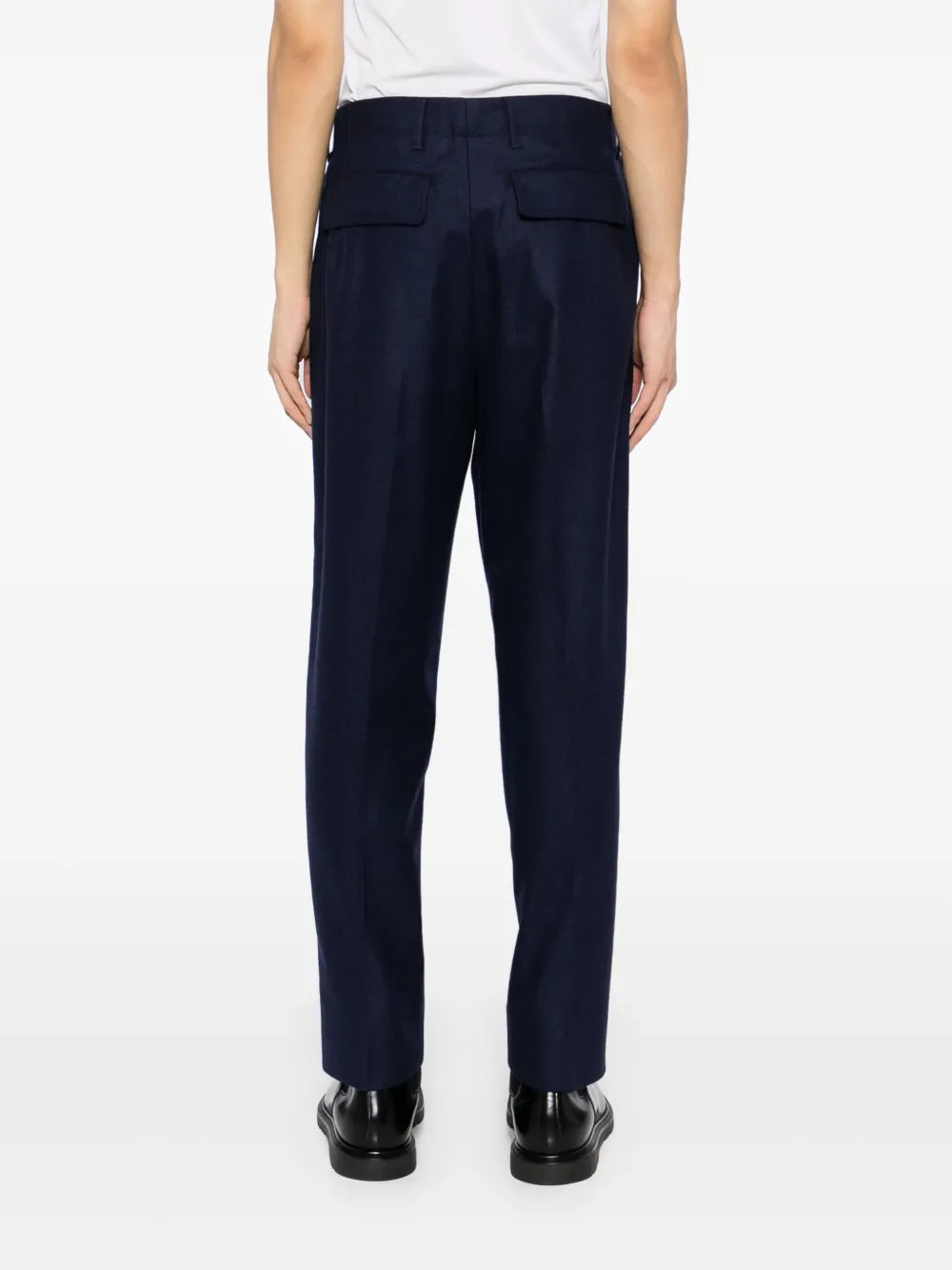tapered-leg trousers