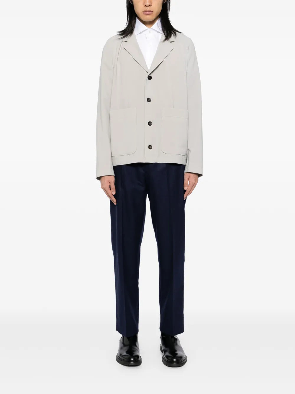 tapered-leg trousers