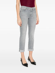 mid-rise skinny jeans