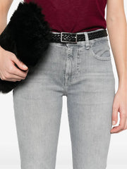 mid-rise skinny jeans