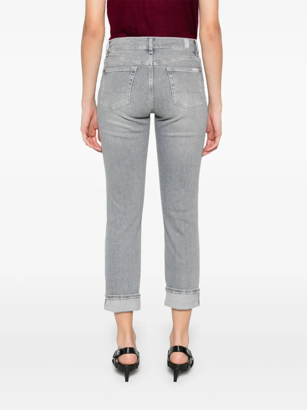mid-rise skinny jeans