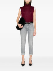 mid-rise skinny jeans