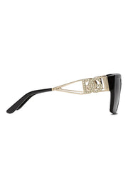 embellished square-frame sunglasses