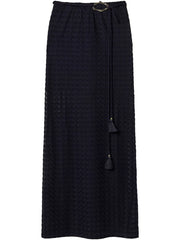 knitted maxi skirt