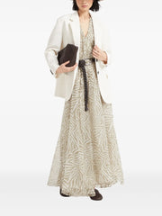 Printed Silk Dress
