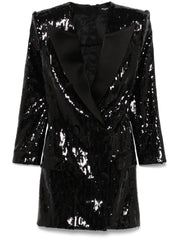 sequinned mini dress