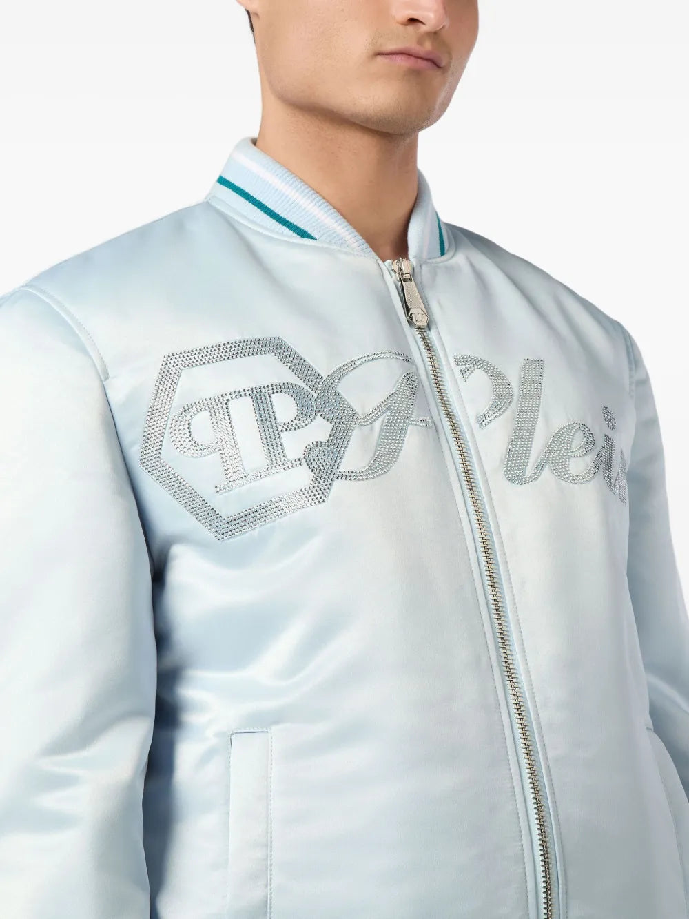 Satin Bomber Jacket