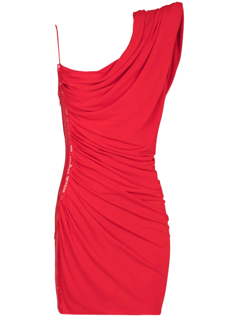 sequin detailing dress