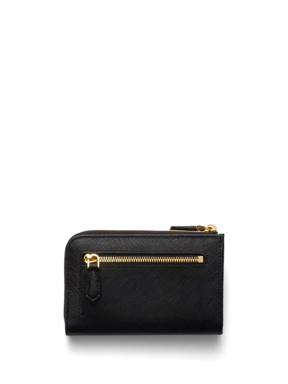 Saffiano-leather keychain