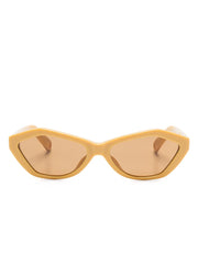 x Jacquemus geometric-frame sunglasses