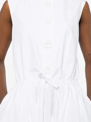 buttoned midi dress