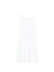 buttoned midi dress