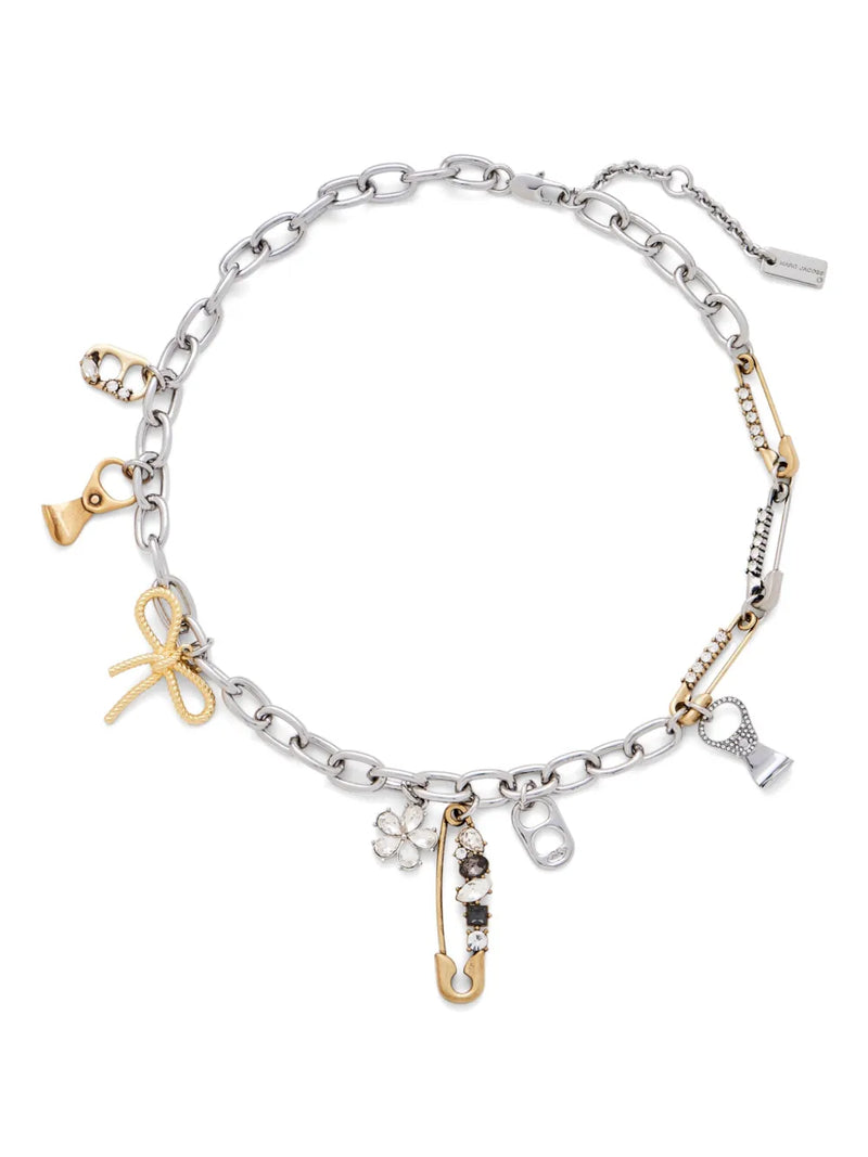 Grunge Glam Charm necklace