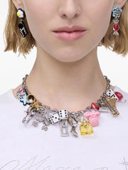 Sticker Charm Statement necklace