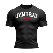 Gymbrat Athleisure Lifting Club Black Compression T-Shirt