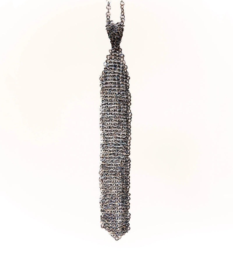 Sword Chainmail Armour Tie