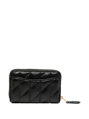 quilted pillow zip around cardholder