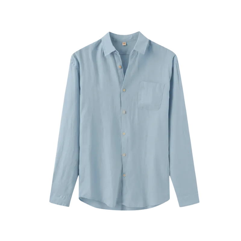 LINEN SHIRT BLUE