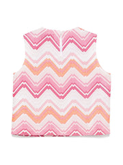 zigzag-woven top
