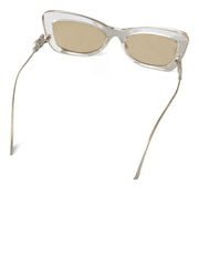 crystal-embellished cat-eye frame sunglasses
