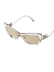 crystal-embellished cat-eye frame sunglasses