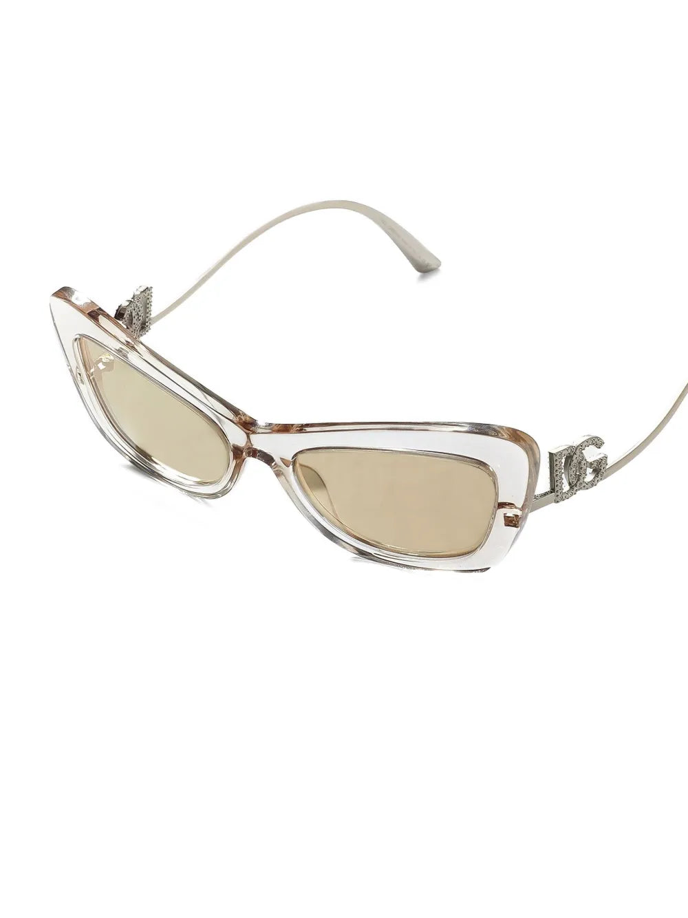 crystal-embellished cat-eye frame sunglasses