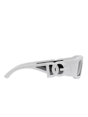 DG-logo square-frame sunglasses