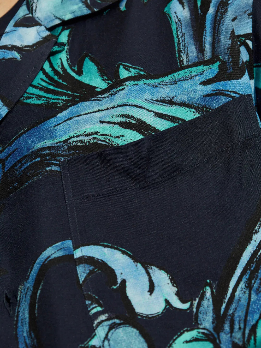 Barocco-print shirt