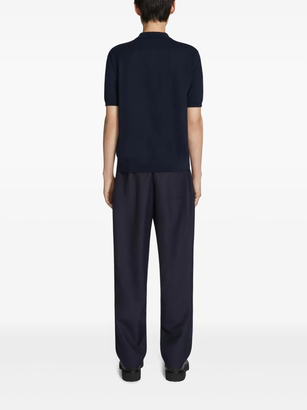 merino-wool polo shirt