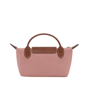 Longchamp Le Pliage Original Pouch with handle Pink Tea - Recycled canvas