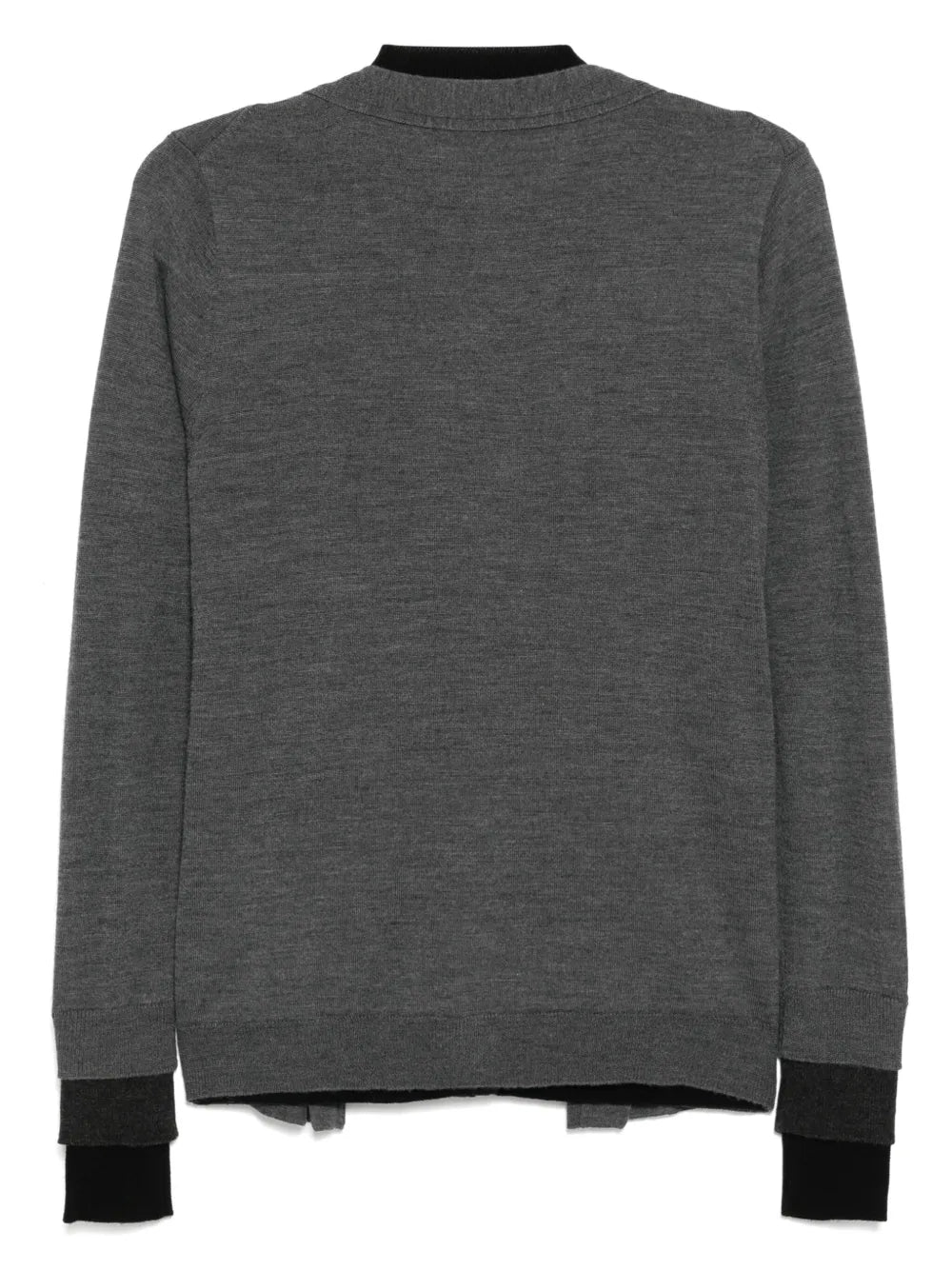 panel detailing cardigan
