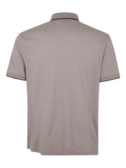embroidered-logo cotton polo shirt
