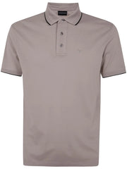 embroidered-logo cotton polo shirt