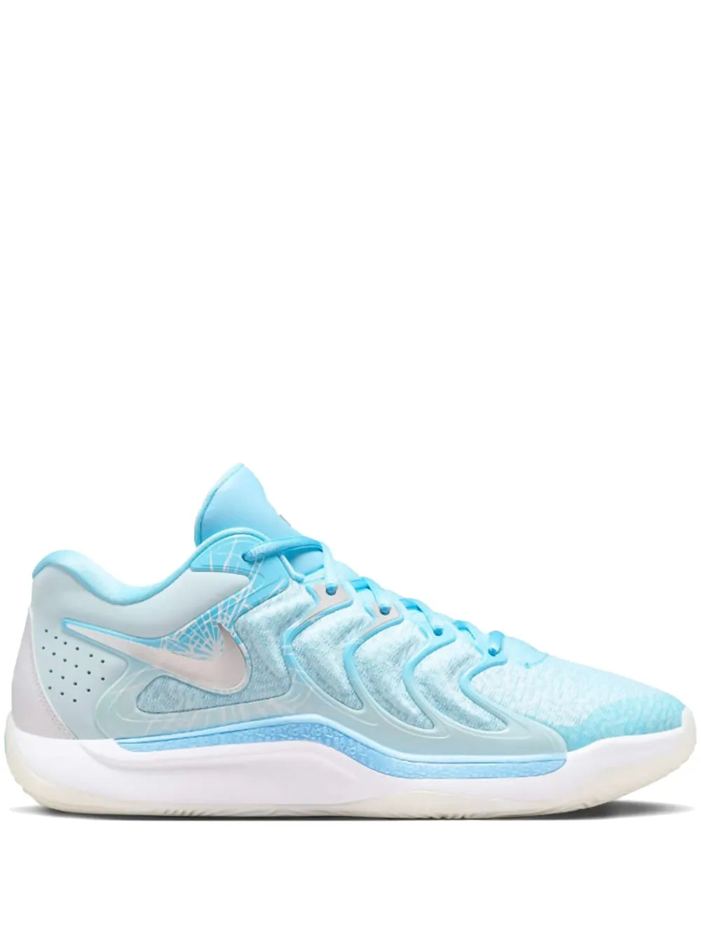 KD17 "Christmas - Aquarius Blue/Glacier Blue/Metallic Silver" sneakers