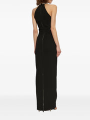 crystal-embellished maxi dress