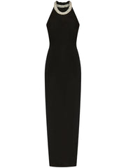 crystal-embellished maxi dress