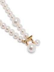 pearl-embellished necklace
