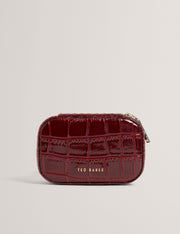 Ted Baker Ivee Croc Effect Mini Jewellery Case Women's