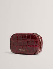 Ted Baker Ivee Croc Effect Mini Jewellery Case Women's