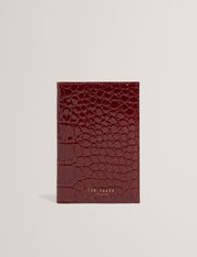 Ted Baker Kelliii Croc Effect Passport Cover Travel Pouch Women's