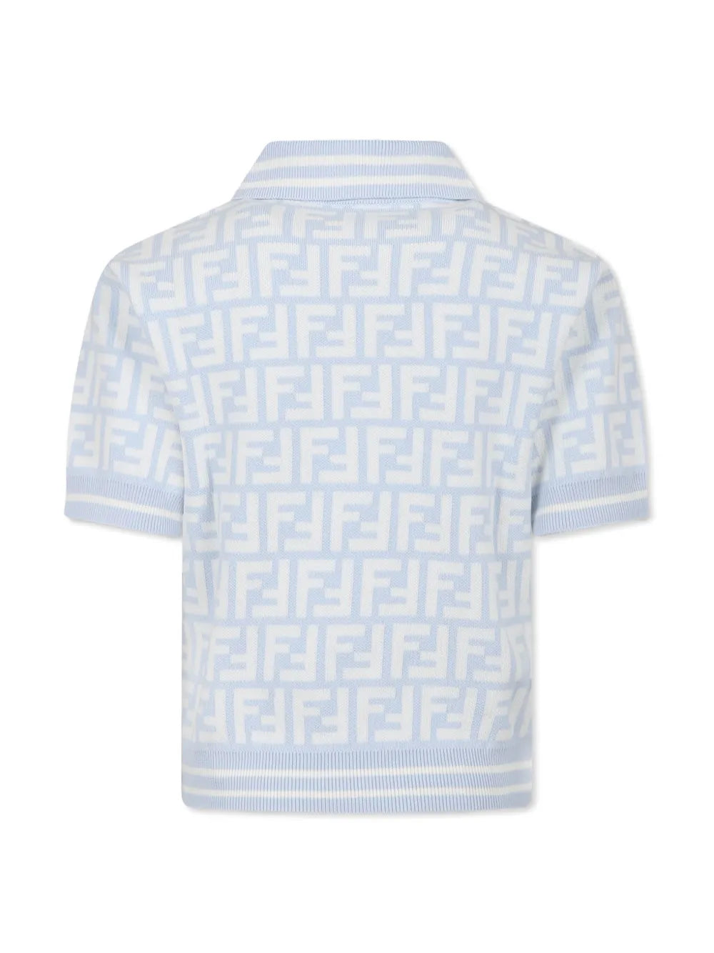 FF-logo jersey polo shirt