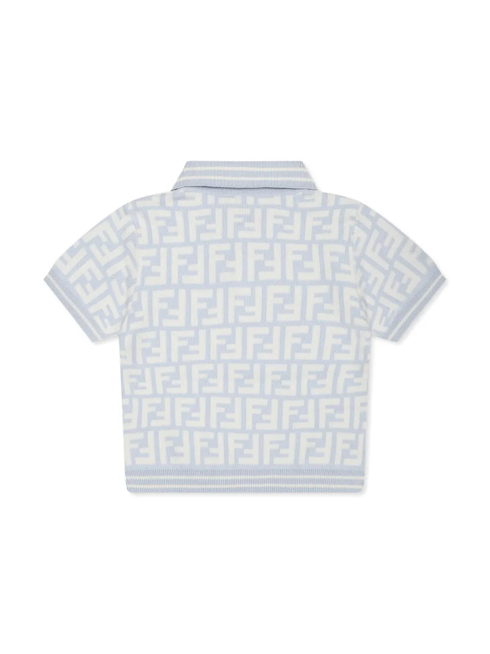 FF-logo jersey polo shirt
