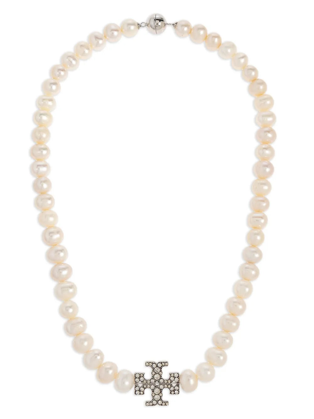 faux-pearl necklace
