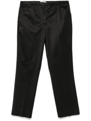 straight-leg cropped trousers