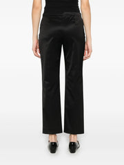 straight-leg cropped trousers