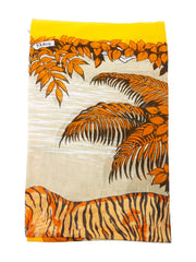1990s tiger-print scarf