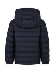 logo-patch puffer jacket