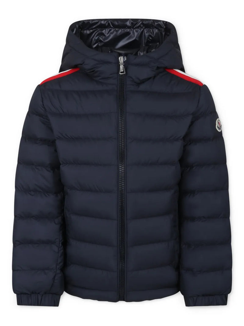 logo-patch puffer jacket