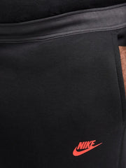 Tech Fleece Black/Dark Smoke Grey/Light Crimson track trousers